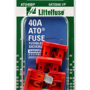 Littelfuse 0ATO040.VP Carded Blade Fuse 32V 40A Pack of 5-0
