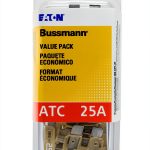 ATC Blade Fuse Bussmann 25 Amp 32V Clear Pack of 25-0