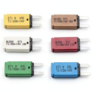 E71 ATM Mini Fuse Blade Auto Reset Circuit Breaker 5A-30A for Marine-0