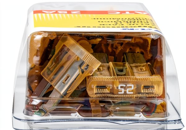 ATC Blade Fuse Bussmann 25 Amp 32V Clear Pack of 25-4
