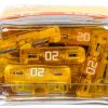 Bussmann ATC Blade Fuse 20A 32V Yellow Fast Acting Pack of 25-5
