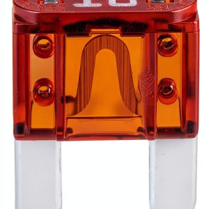 Bussmann 10 Amp Mini Blade Fuse Copper Through Hole 10 Pack-0