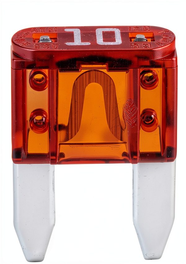 Bussmann 10 Amp Mini Blade Fuse Copper Through Hole 10 Pack-0