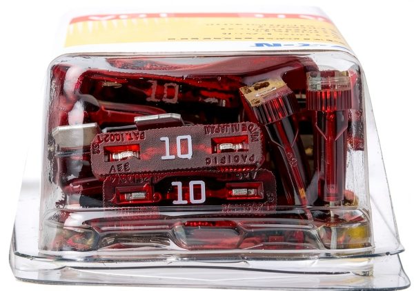 Bussmann (VP/ATC-10-RP) Red 10 Amp 32V Fast Acting ATC Blade Fuse, (Pack of 25)-4